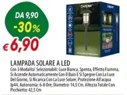 IperFamila Lampada solare a led offerta