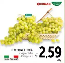 Spazio Conad Uva bianca italia offerta