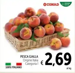 Spazio Conad Pesca gialla offerta