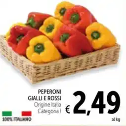 Spazio Conad Peperoni gialli e rossi offerta