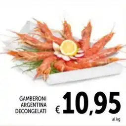 Spazio Conad Gamberoni argentina decongelati offerta