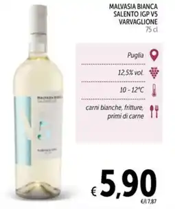 Spazio Conad Malvasia bianca salento igp v5 varvaglione offerta