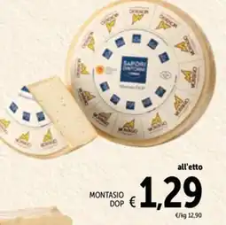 Spazio Conad Montasio dop offerta