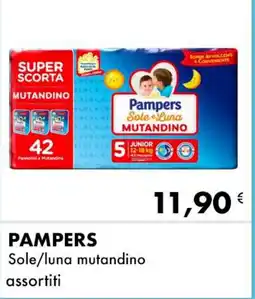 Iper Tosano PAMPERS Sole/luna mutandino assortiti offerta