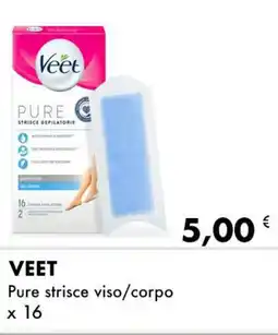 Iper Tosano VEET Pure strisce viso/corpo offerta