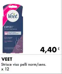 Iper Tosano VEET Strisce viso pelli norm/sens. offerta