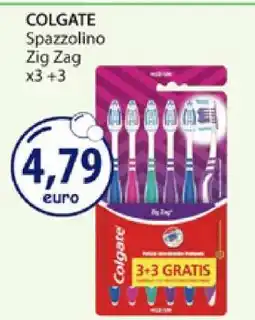 Acqua & Sapone COLGATE Spazzolino Zig Zag x3 +3 offerta