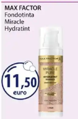 Acqua & Sapone MAX FACTOR Fondotinta Miracle Hydratint offerta