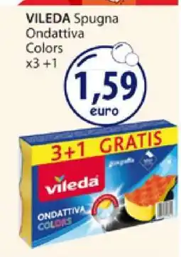 Acqua & Sapone VILEDA Spugna Ondattiva Colors offerta