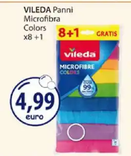 Acqua & Sapone VILEDA Panni Microfibra Colors x8 + 1 offerta