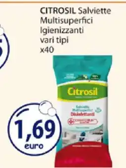 Acqua & Sapone CITROSIL Salviette Multisuperfici Igienizzanti offerta