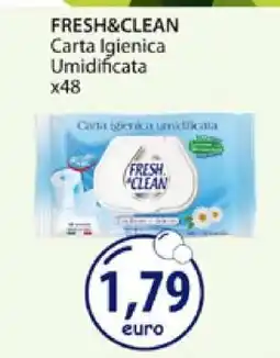 Acqua & Sapone FRESH&CLEAN Carta Igienica Umidificata x48 offerta