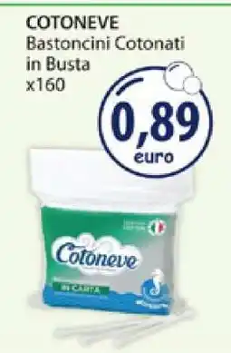 Acqua & Sapone COTONEVE Bastoncini Cotonati in Busta x160 offerta