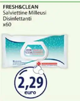 Acqua & Sapone FRESH&CLEAN Salviettine Milleusi Disinfettanti x60 offerta