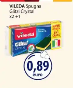 Acqua & Sapone VILEDA Spugna Glitzi Crystal x2 +1 offerta