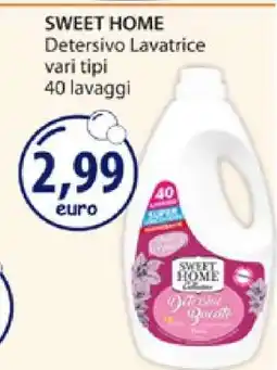 Acqua & Sapone SWEET HOME Detersivo Lavatrice offerta