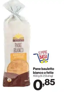 In'S Mercato Pane bauletto bianco a fette offerta