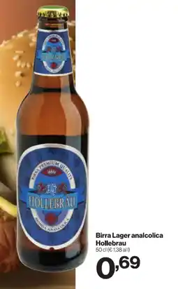 In'S Mercato Birra Lager analcolica Hollebrau offerta