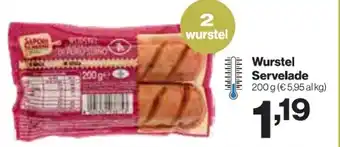 In'S Mercato Wurstel Servelade offerta