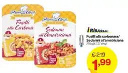 In'S Mercato Fusilli alla carbonara/ Sedanini all'amatriciana offerta