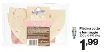 In'S Mercato Piadina cotto e formaggio offerta