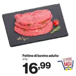 In'S Mercato Fettine di bovino adulto offerta