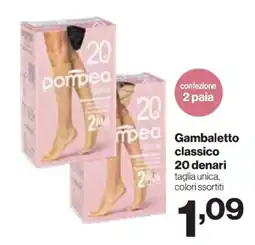 In'S Mercato Gambaletto classico 20 denari offerta