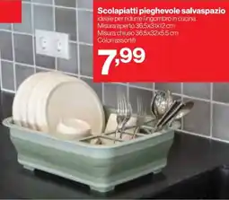In'S Mercato Scolapiatti pieghevole salvaspazio offerta