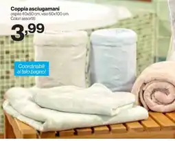In'S Mercato Coppia asciugamani offerta