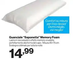 In'S Mercato Guanciale "Saponetta" Memory Foam offerta