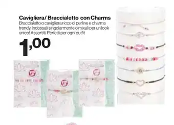 In'S Mercato Cavigliera/Braccialetto con Charms offerta