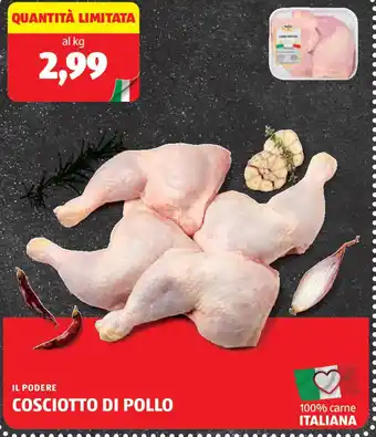 ALDI Il podere cosciotto di pollo offerta
