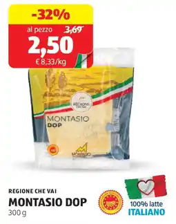 ALDI Regione che vai montasio dop offerta