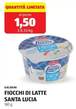 ALDI Galbani fiocchi di latte santa lucia offerta