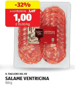 ALDI Il tagliere del re salame ventricina offerta