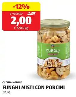 ALDI Cucina nobile funghi misti con porcini offerta
