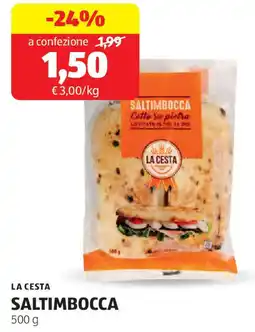 ALDI La cesta saltimbocca offerta