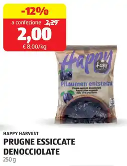 ALDI Happy harvest prugne essiccate denocciolate offerta