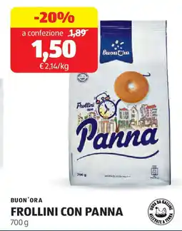 ALDI Buon'ora frollini con panna offerta