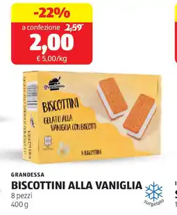 ALDI Grandessa biscottini alla vaniglia offerta