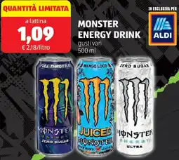 ALDI Monster energy drink offerta