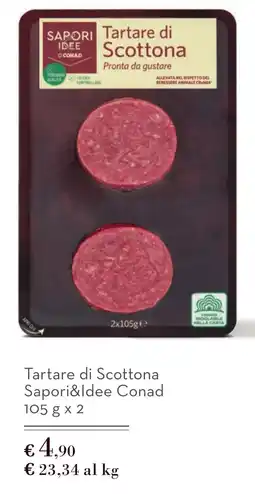 Spazio Conad Tartare di Scottona SAPORI&IDEE CONAD offerta