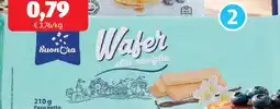 ALDI Buon'ora wafer alla vaniglia offerta