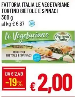 IperFamila Fattoria italia le vegetariane tortino bietole e spinaci offerta