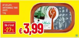 IperFamila G7 gelato artigianale vari gusti offerta