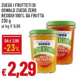 IperFamila Zuegg i frutteti di oswald zuegg zero residui 100% da frutta offerta