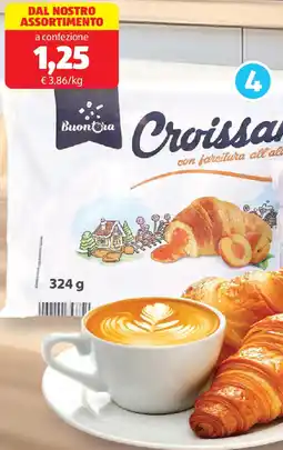 ALDI Buon'ora croissant all'albicocca offerta
