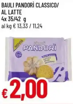 IperFamila Bauli pandorì classico/ al latte offerta