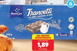 ALDI Buon'ora trancetti con stelle e farcitura al latte offerta