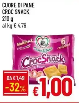 IperFamila Cuore di pane croc snack offerta